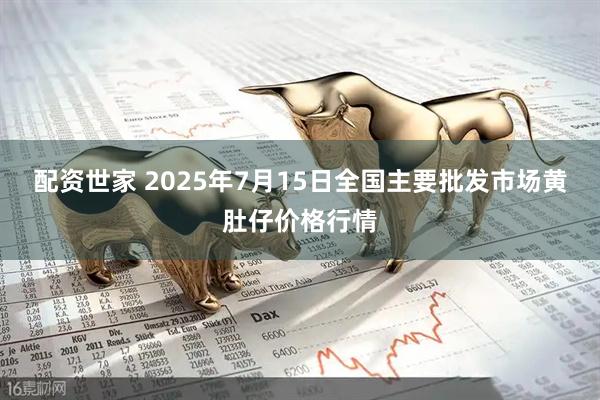 配资世家 2025年7月15日全国主要批发市场黄肚仔价格行情