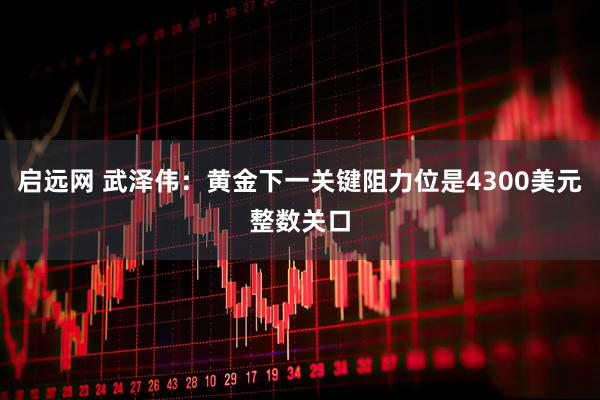 启远网 武泽伟:黄金下一关键阻力位是4300美元整数关口